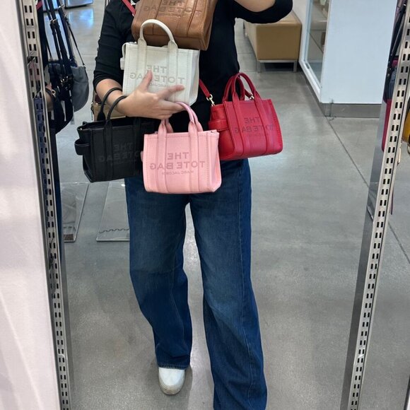 NWT! NEW! Marc Jacobs The Tote Leather Mini Crossbody -6 Colors - Picture 13 of 16